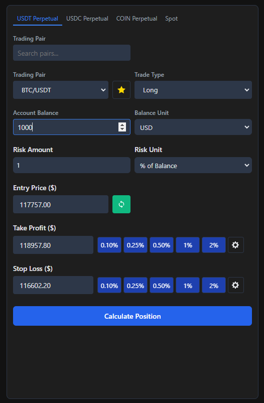 Auto-update Entry Price Feature - Instant Trade Setup with Real-time Market Prices